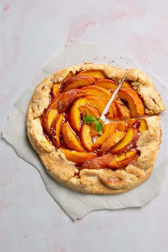 Galette de durazno