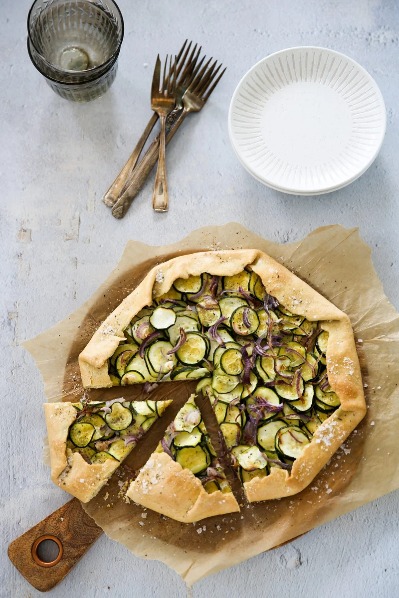 Courgette galette