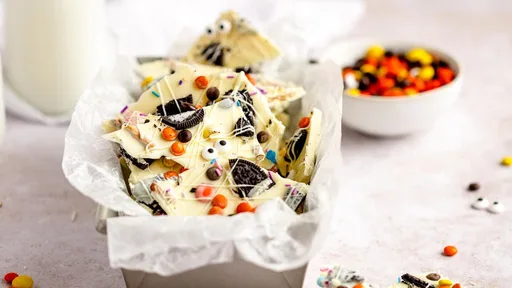 Tableta de chocolate blanco para Halloween