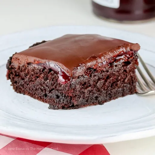 Chocolate Raspberry Sheet Cake (Gluten-Free)