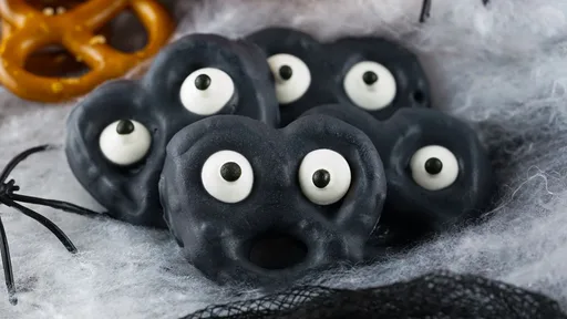Pretzels de ojos de monstruo para Halloween