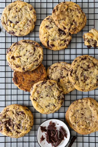 Galletas de chocolate chips (sin huevo)