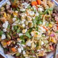 Ensalada de Arroz y Judías Negras con Adobo de Pimentón Ahumado