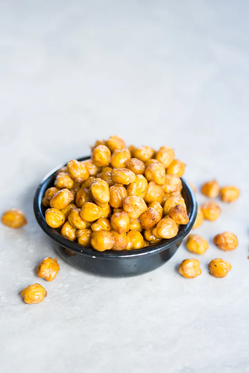 Garbanzos rostizados con chipotle