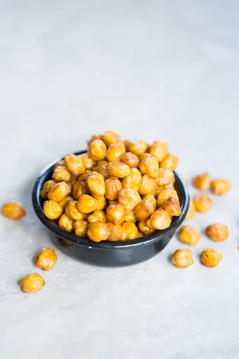 Garbanzos rostizados con chipotle