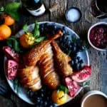 Whole Roasted Turkey with Red Wine Pan Gravy & Spiced Orange Cranberry Sauce