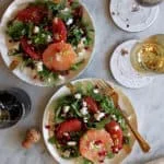 Grapefruit Salad with Blue Cheese & Shallot Vinaigrette