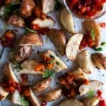 Patatas asadas con mostarda de pimientos dulces
