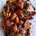 Sweet Orange Chili Glazed Chicken Wings