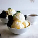 Frozen Greek Yogurt with Honey & Olive Oil