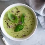 Honeydew Basil Gazpacho