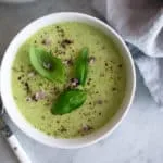 Gazpacho de melón y albahaca