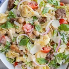 Cheese Tortellini Caesar Salad