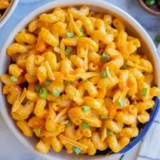 Cheesy Buffalo Butternut Squash Pasta