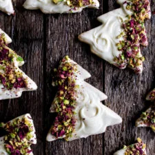 Pistachio Rose Sugar Cookies