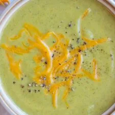 Cheesy Zucchini Soup