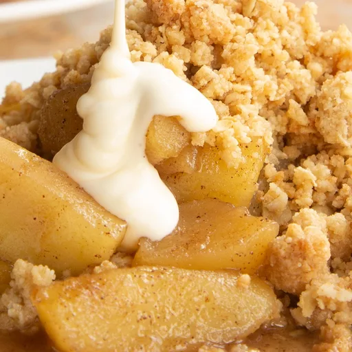 Crumble de pera
