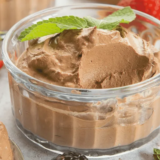 Receta de mousse de chocolate, aguacate y yogur