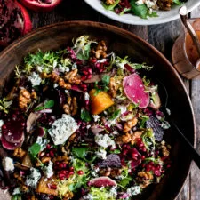 Ensalada Navideña con Vinagreta de Granada