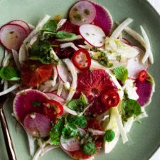 Fennel & Radish Salad with Citrus Herb Vinaigrette
