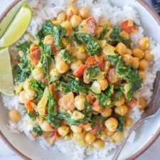 Quick and Easy Chickpea Curry