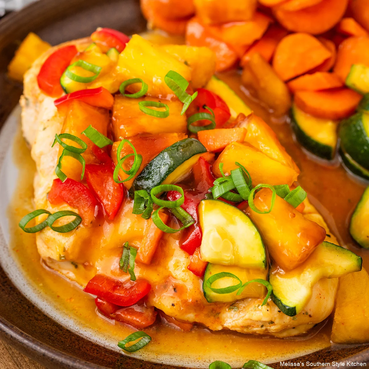 Chicken Teriyaki and Pineapple