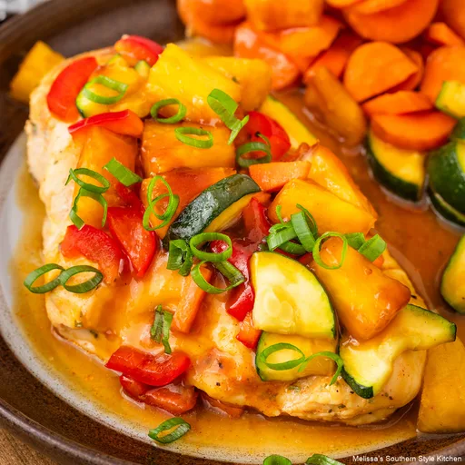 Chicken Teriyaki and Pineapple
