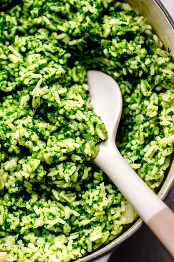 Espinacas con arroz