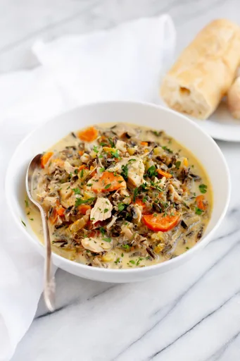 Creamy Turkey Wild Rice Soup Recipe