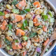 Lentil and Roasted Carrot Salad