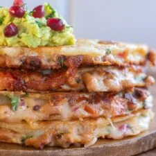 Quesadillas de judías carilla de la suerte