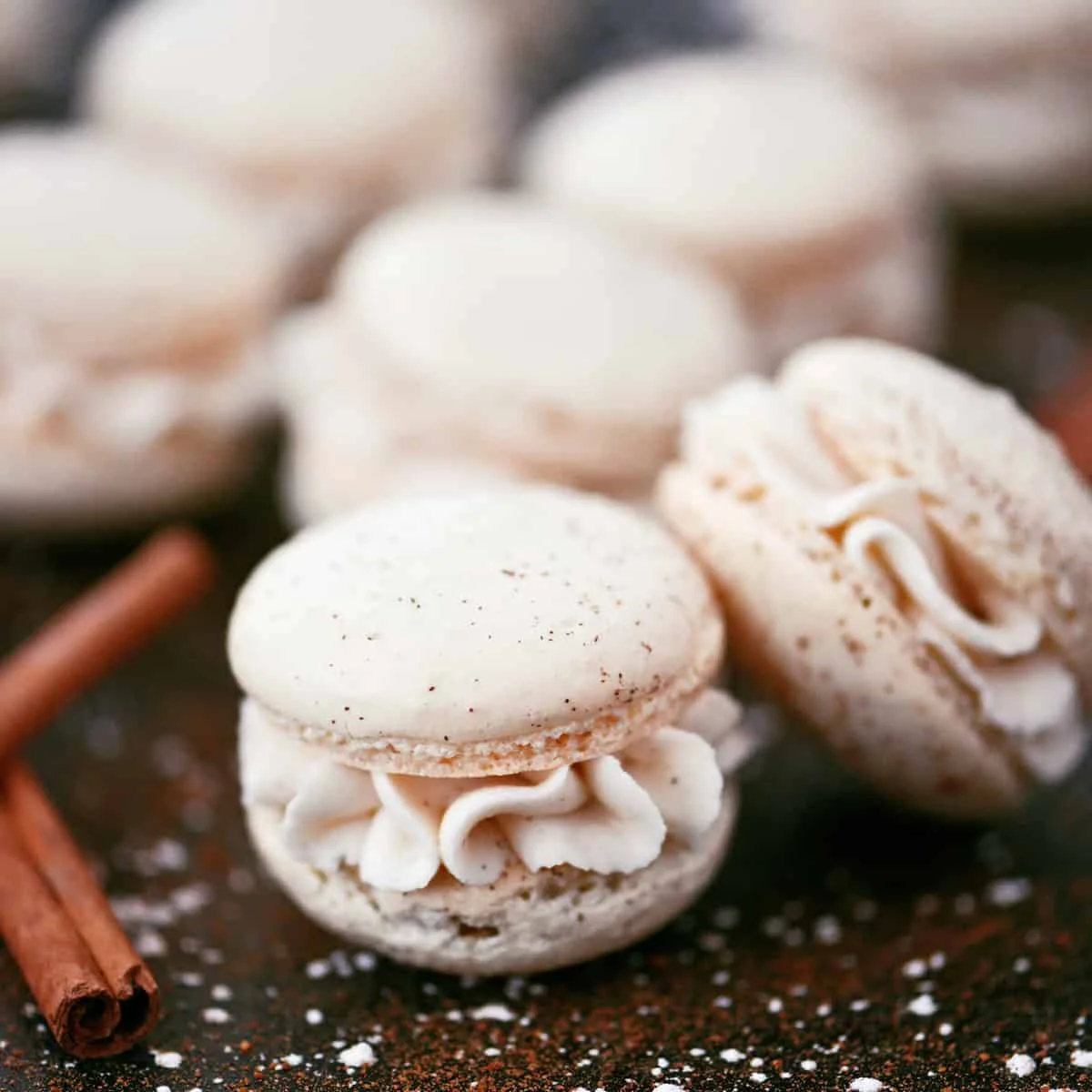 Eggnog Macarons Recipe