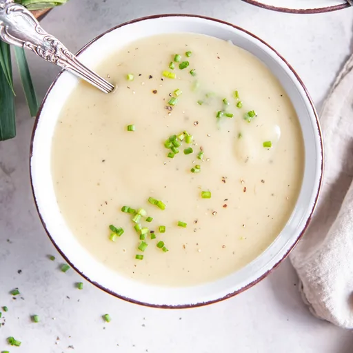 Sopa de patata y puerro