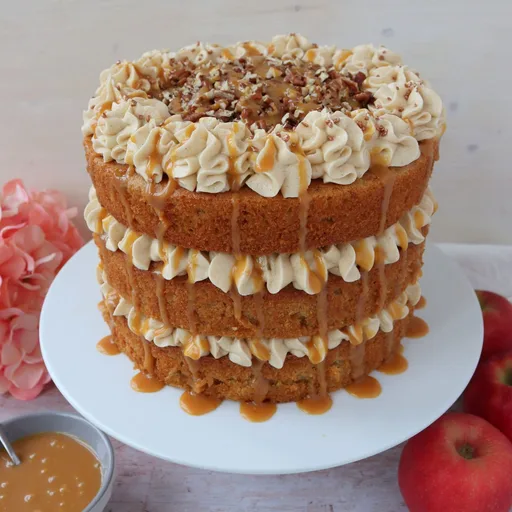 Tarta de manzana y canela