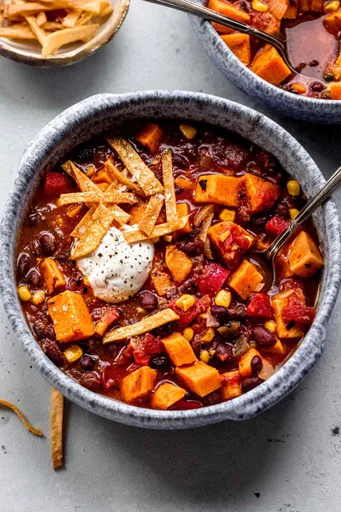 Sweet Potato & Black Bean Chili