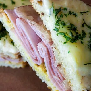 Sándwiches Croque Monsieur sin gluten