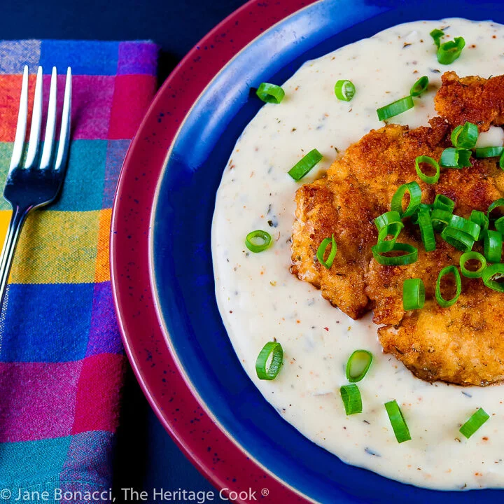 Fried Chicken Cutlets with Cream Gravy (Gluten-Free)