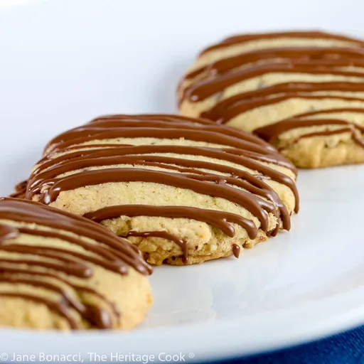 Orange Sugar Cookies with Chopped Chocolate (Gluten Free)