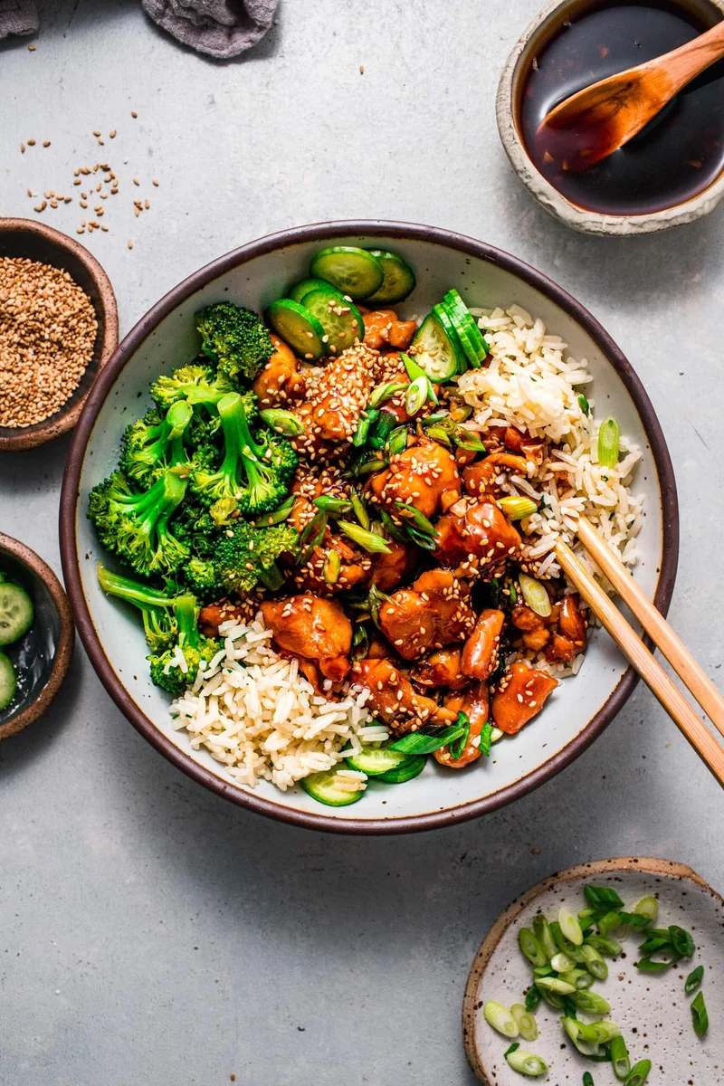 Teriyaki Chicken Rice Bowls
