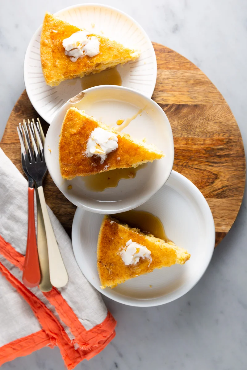 Pan de maíz vegano (vegan corn bread)