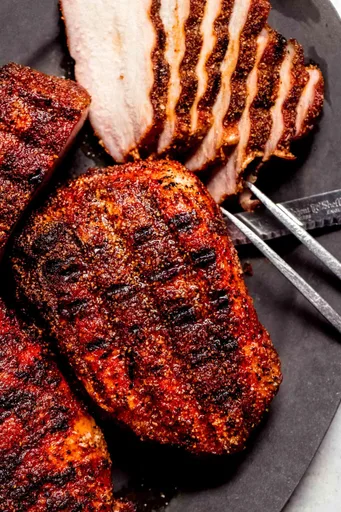Chuletas de cerdo Traeger