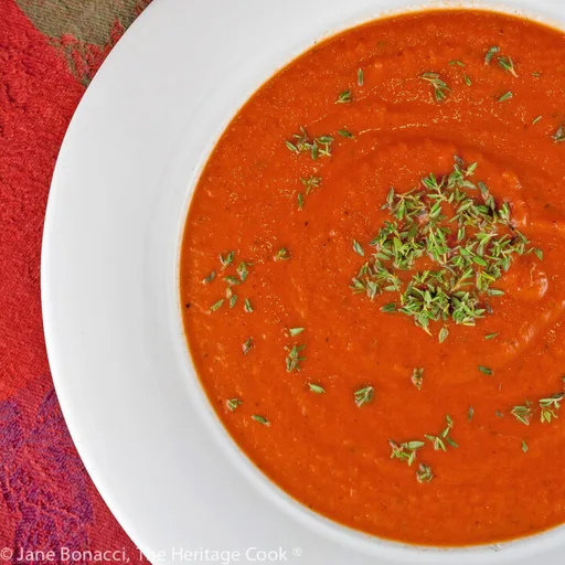 Italian Cream of Tomato Soup Recipe (Gluten Free)