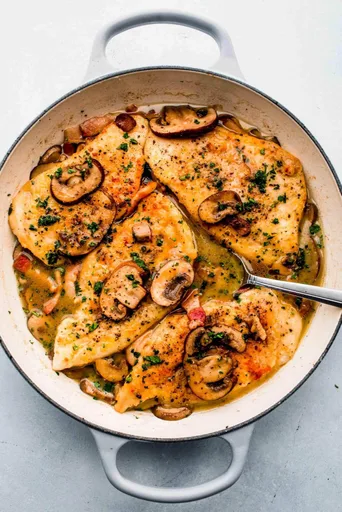 Pollo al Marsala Fácil