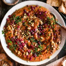 Roasted Red Pepper & Walnut Dip (Muhammara)