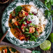 Thai Chicken Curry with Rice & Greens