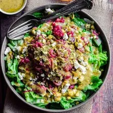 Ensalada de Naranja Sanguina con Pistachos y Aguacate