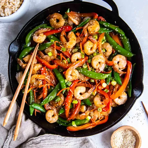 Salteado de Gambas