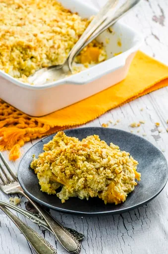 Gratín de Calabacín Butternut y Coliflor