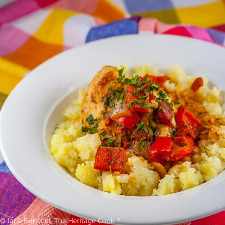 Pollo alla cacciatora confortante (senza glutine)