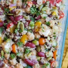 Protein Packed Bean and Quinoa Salad